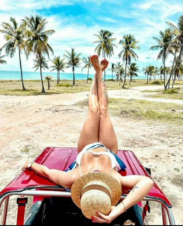 Passeio em praia do Nordeste